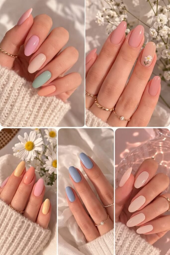 beautiful acrylic nail shapes design ideas
