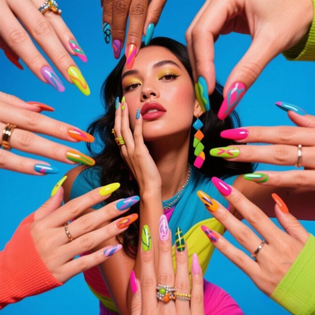 acrylic nail shapes guide for beginners