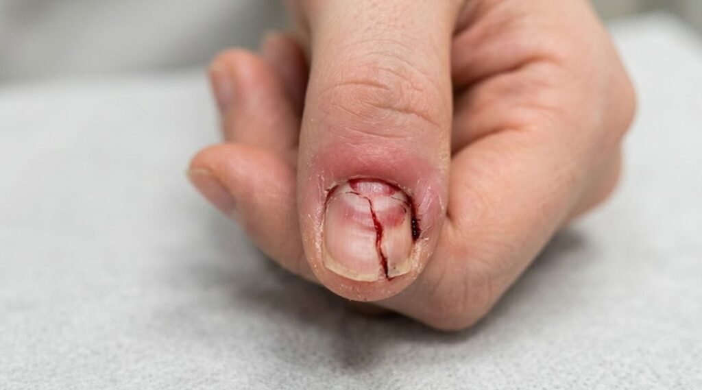 when to visit a salon to fix severely broken acrylic nails
