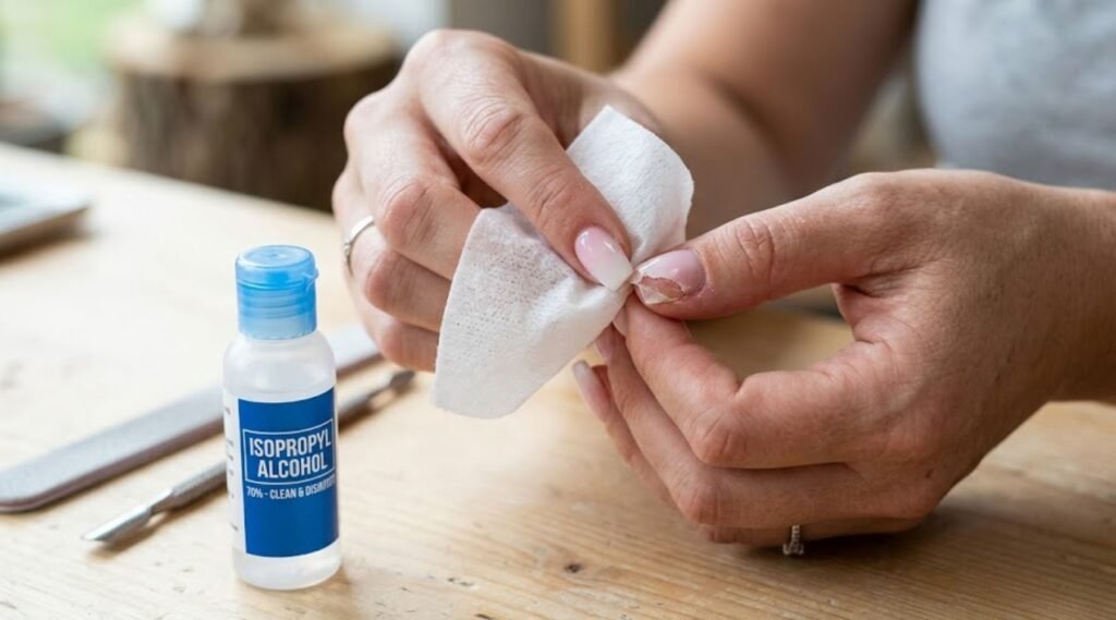 how to fix broken acrylic nails at home step by step
