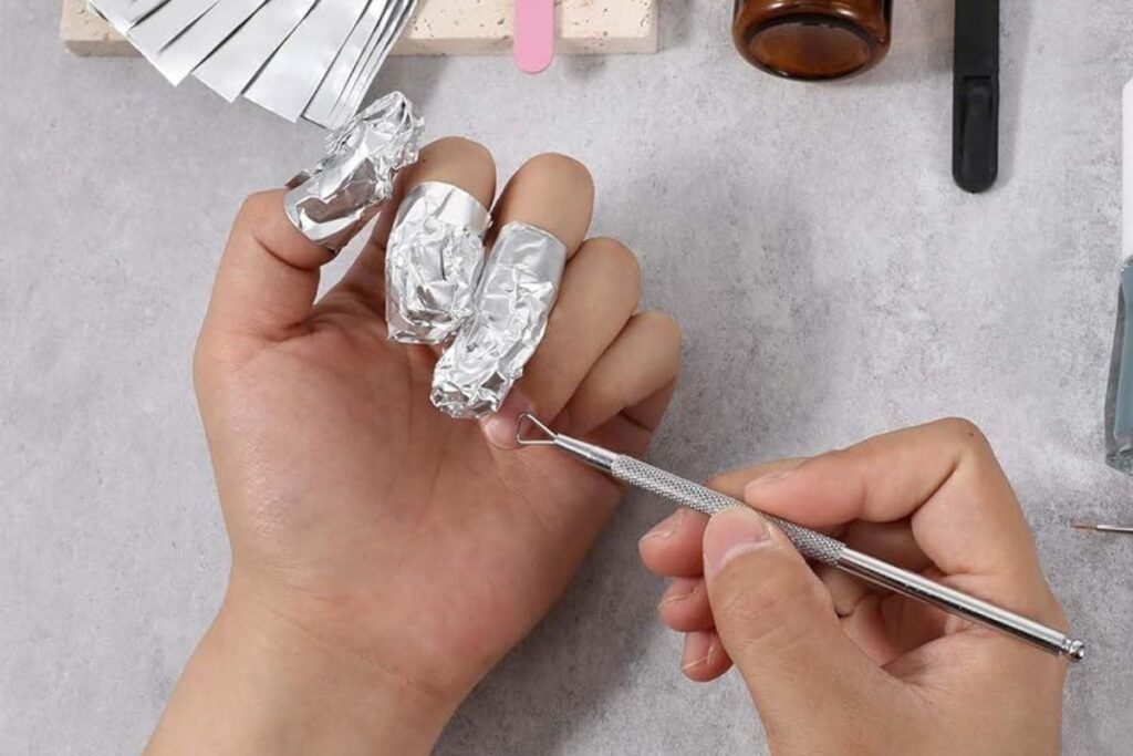 acrylic nails removal at home step by step safe process