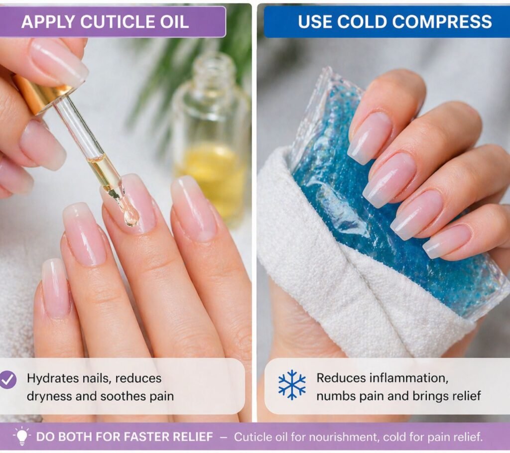 why do acrylic nails hurt and how to relieve pain with home remedies