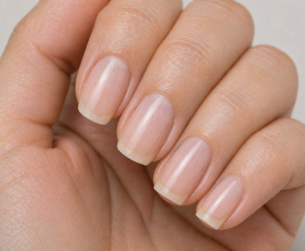 healthy strong natural nails after following tips on how to protect natural nails under acrylics