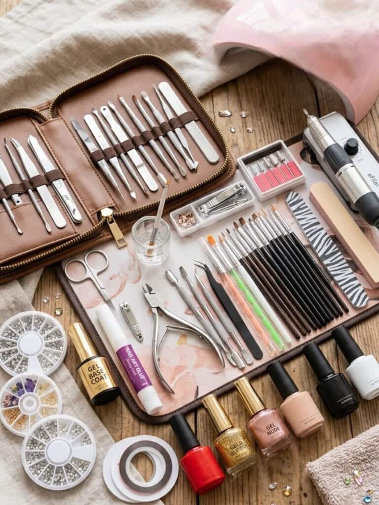 “Acrylic nail kit for beginners tools and supplies list”