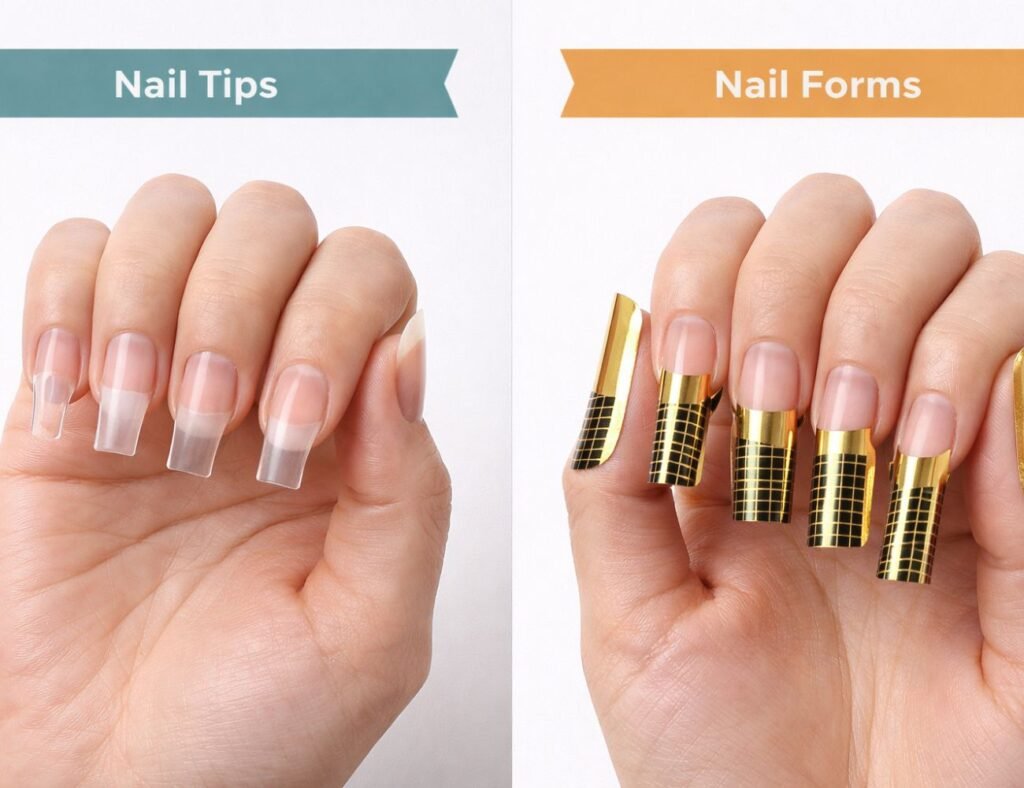 cheap acrylic nail supplies nail tips and nail forms comparison