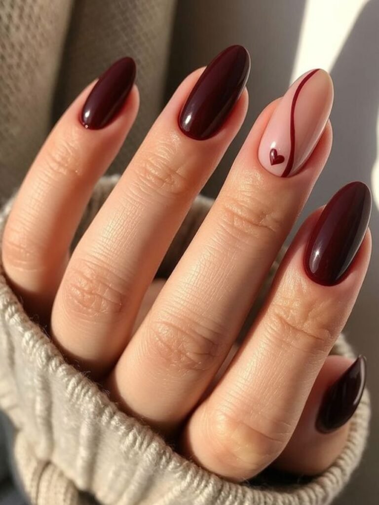 Glitter acrylic nails shiny festive look