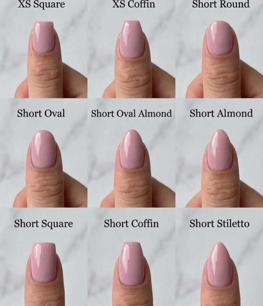 Coffin acrylic nails ballerina shape trendy design