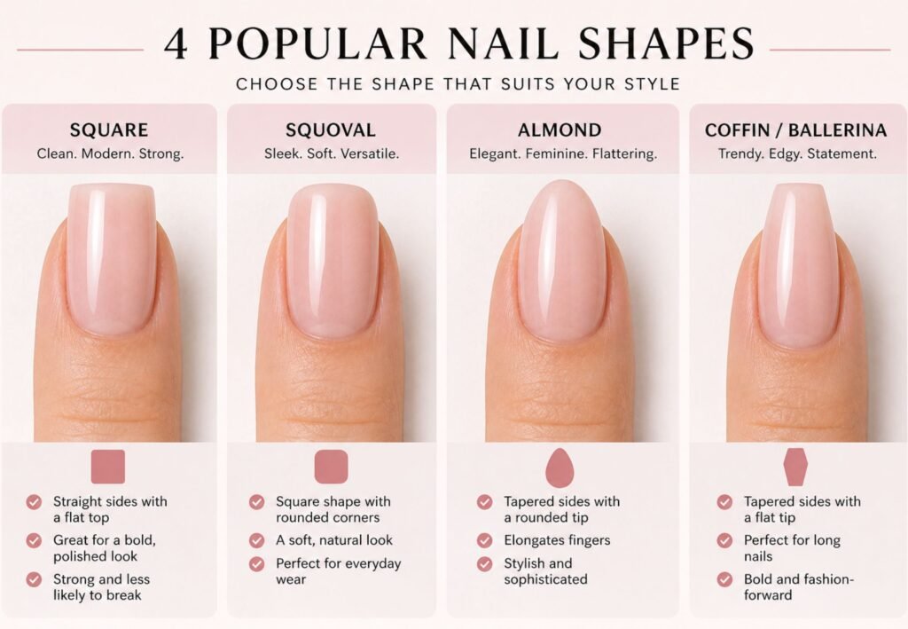 acrylic vs gel vs dip powder vs press on nails comparison