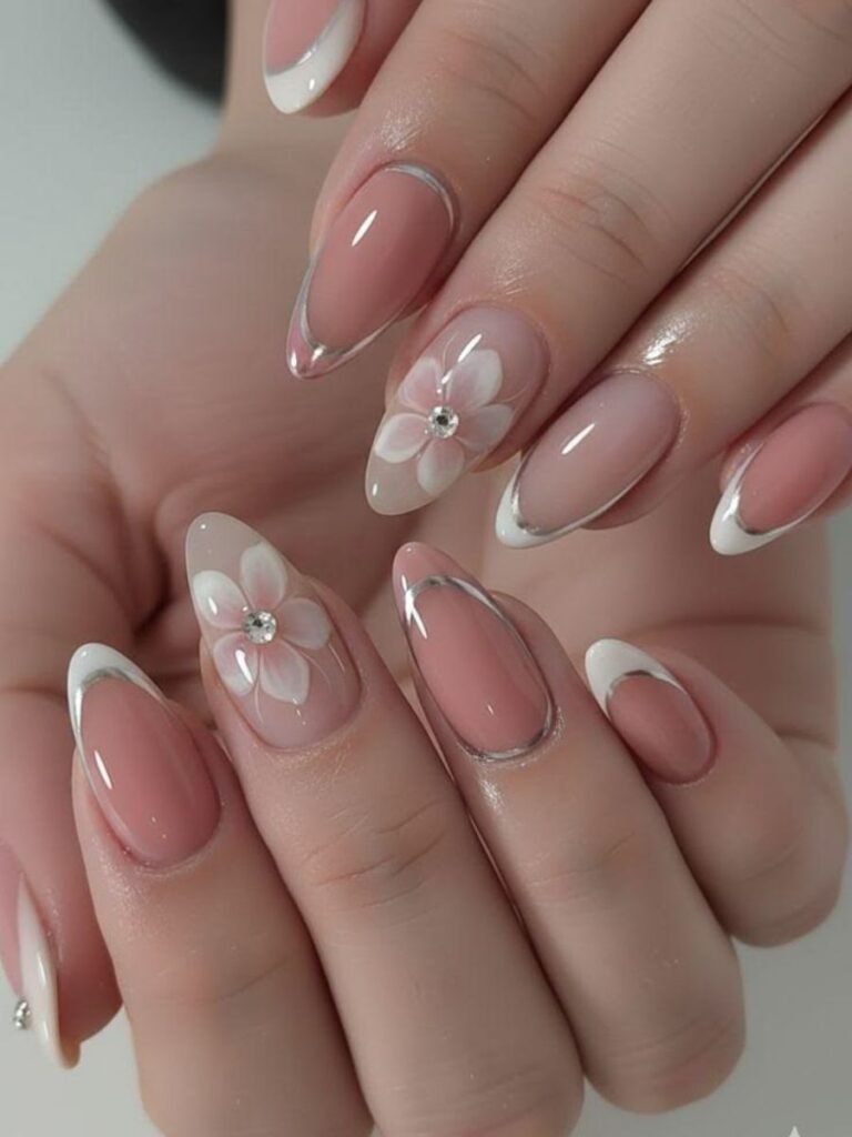 Acrylic nails application process using monomer and polymer