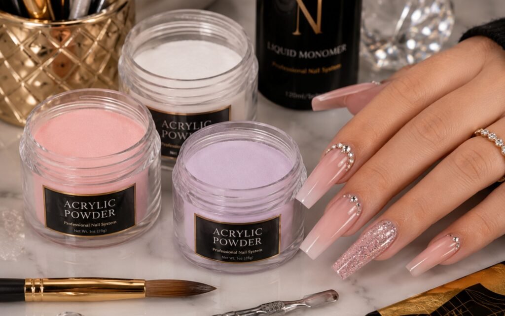 acrylic nail powder for beautiful long-lasting nails