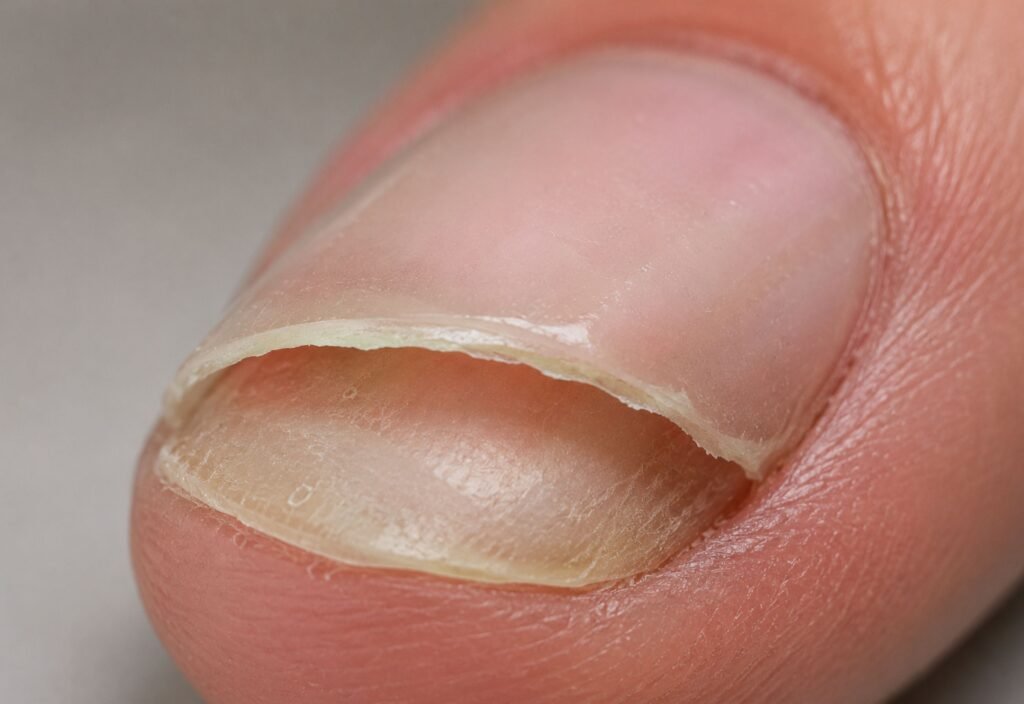 moisture trapped causing fingernail fungus from acrylic nails