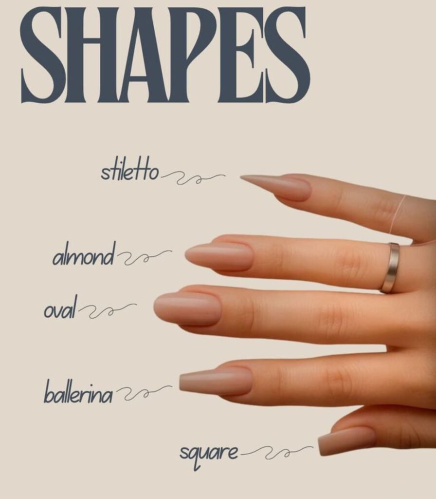 elegant acrylic nail shapes for stylish manicure