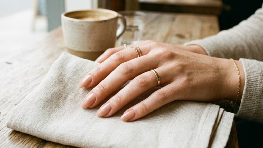 acrylic vs gel nails natural gel finish