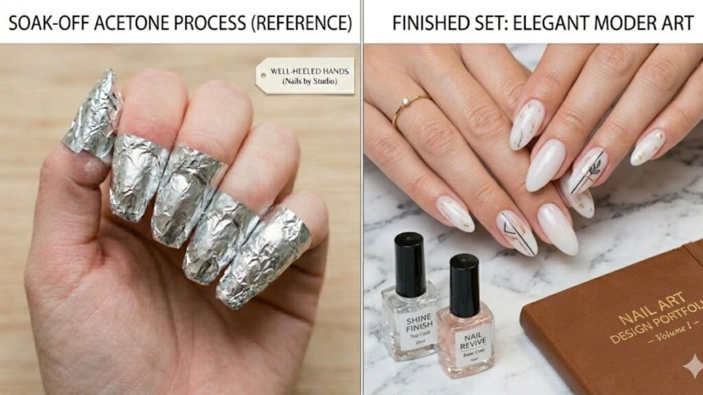 stylish acrylic nails acrylic manicure with modern design