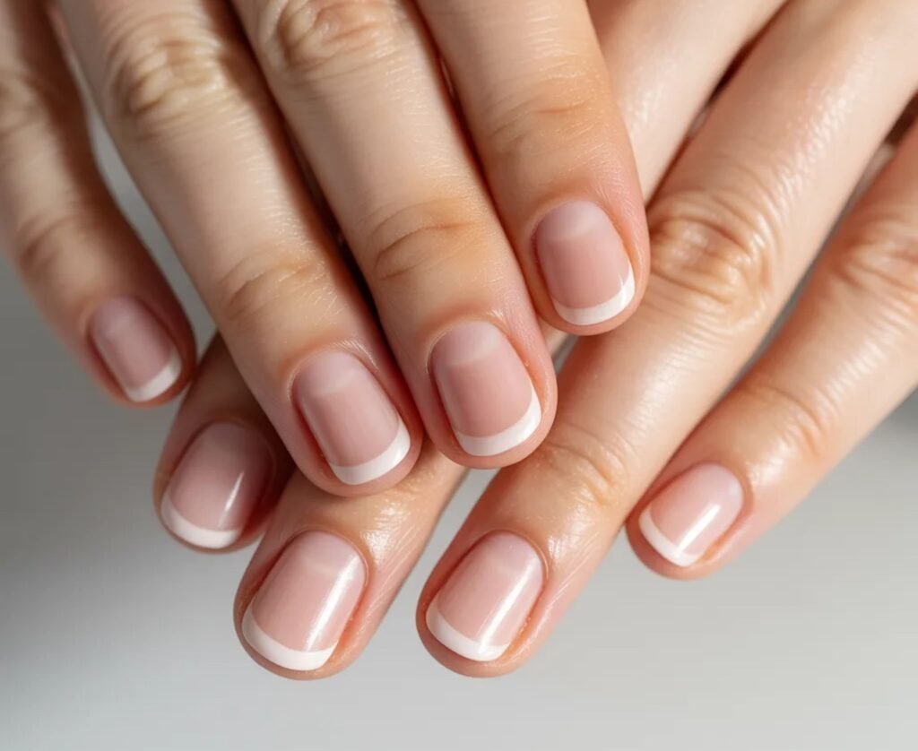 Acrylic Overlay Nails and healthy natural nail care