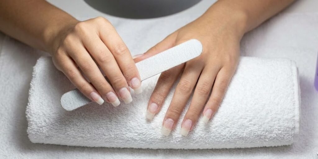 how do i take off acrylic nails safely at home